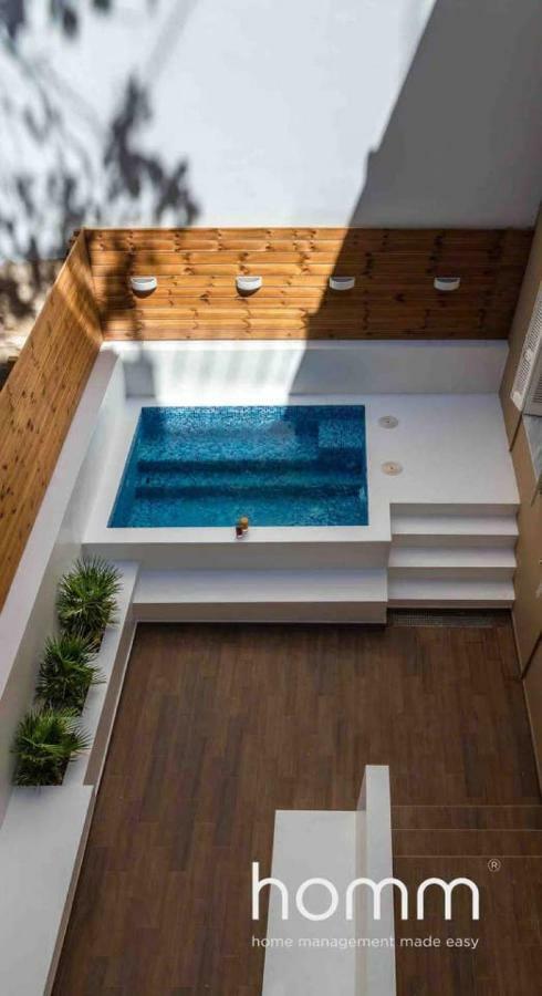 Nemeseos 1St Floor Homm Apartment With Roof Garden And Wading Pool Aten Exteriör bild
