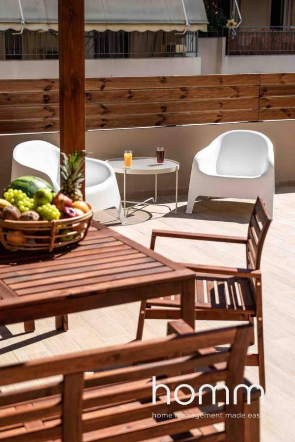 Nemeseos 1St Floor Homm Apartment With Roof Garden And Wading Pool Aten Exteriör bild